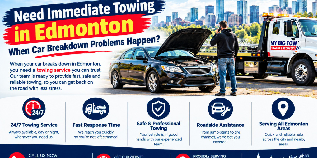 Need Immediate Towing in Edmonton When Car Breakdown Problems Happen?